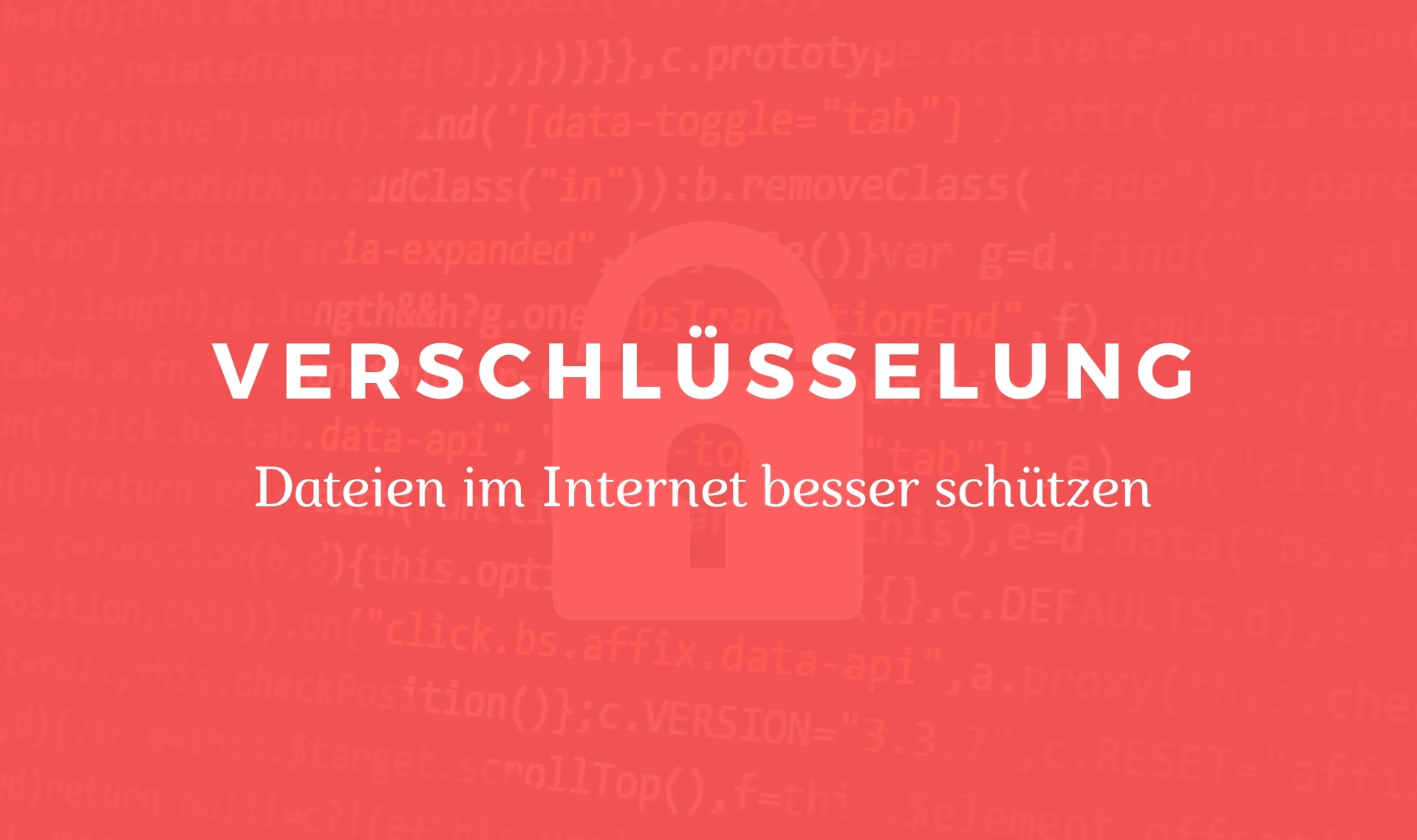 Dateien im Internet schützen