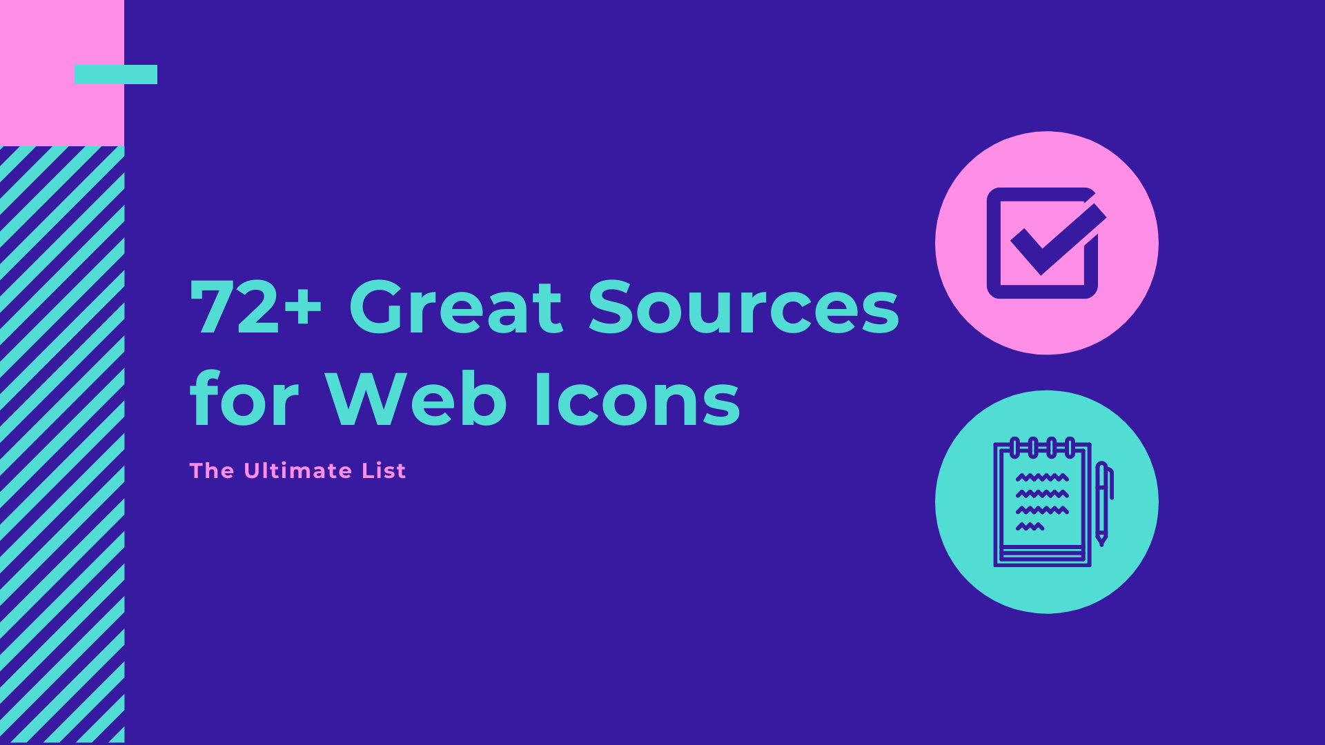 72+ Great Sources for Web Icons