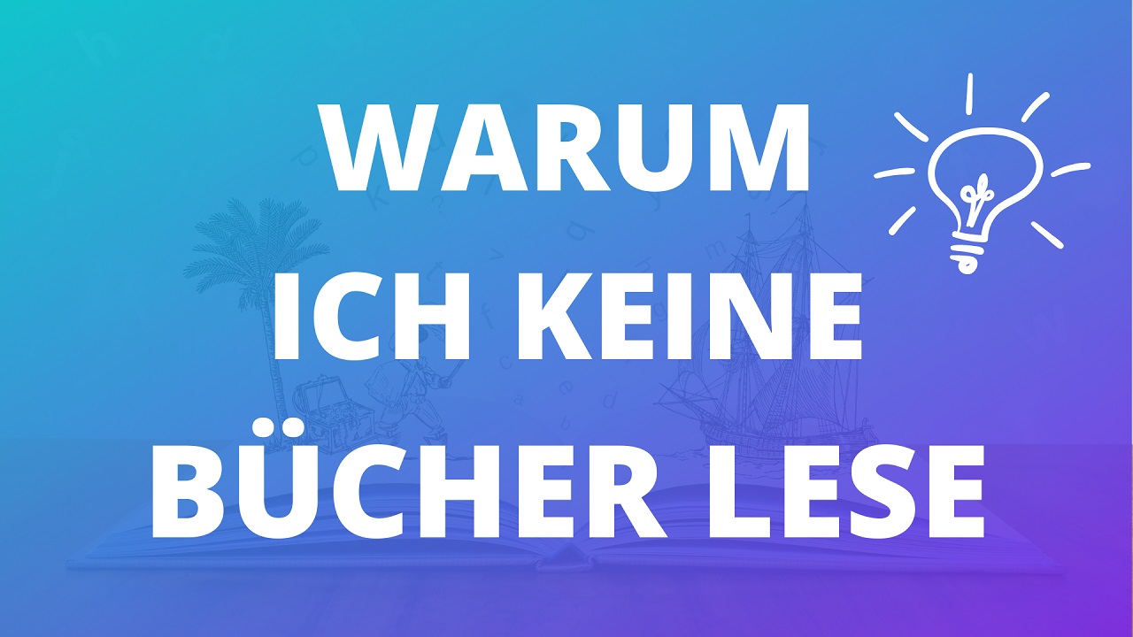 Warum ich keine Bücher lese - und du besser auch nicht